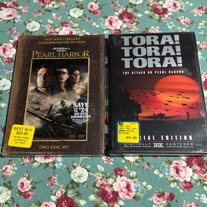 PEARL HARBOR! TORA! TORA! TORA! Two DVD’s 📀 Unopened, new. Two movies action 💫